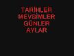 Tarihler Aylar Mevsimler ve Okunuşları (İngilizce)