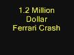 Ferrari ' nin kazası (1.2 milyon dolarlık...)